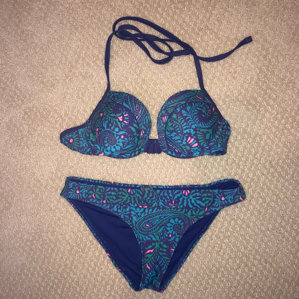 Aerie Bikini Paisley Print
